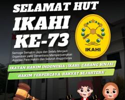 Selamat ulang tahun IKAHI ke-73