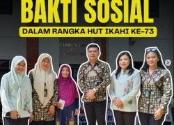 Ikatan Hakim Indonesia (IKAHI) Cabang Sinjai melaksanakan kegiatan bakti sosial